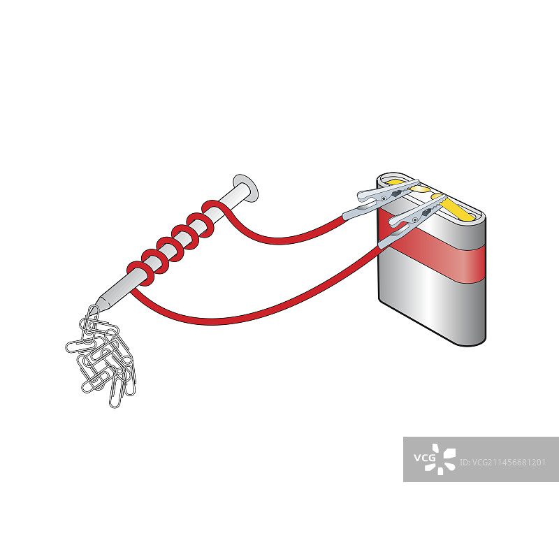 电磁铁插图图片素材