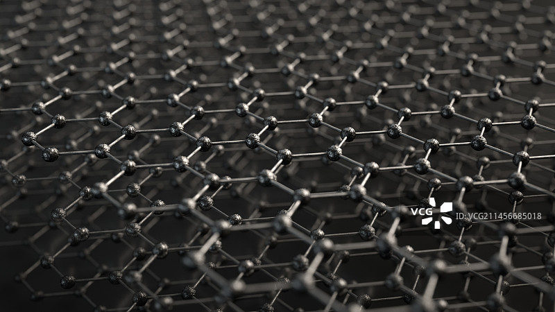 石墨分子模型图片素材