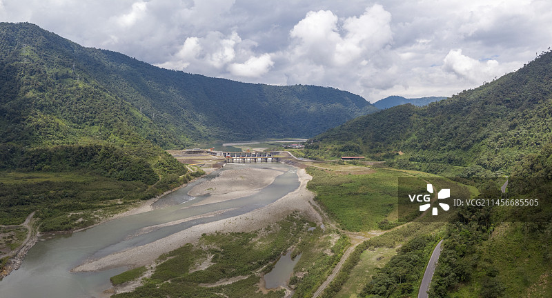 科卡科多辛克莱水电站，2020年8月图片素材