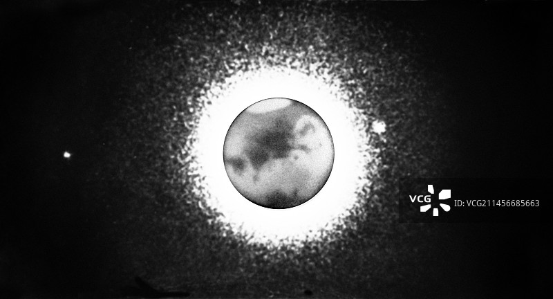 火星及其卫星合成图图片素材