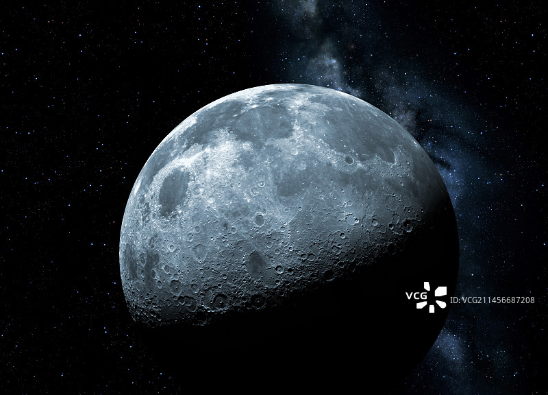 月球北极图片素材