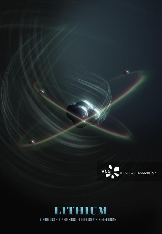 锂原子图图片素材