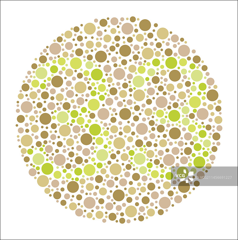 色盲测试图表，插图图片素材