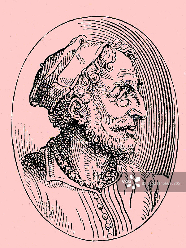 巴尔达萨雷·佩鲁齐，意大利建筑师和画家图片素材