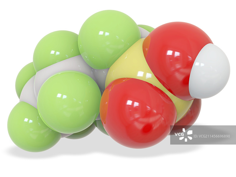 全氟丁烷磺酸分子图片素材