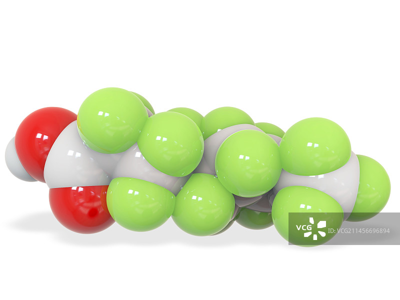 全氟壬酸分子图片素材