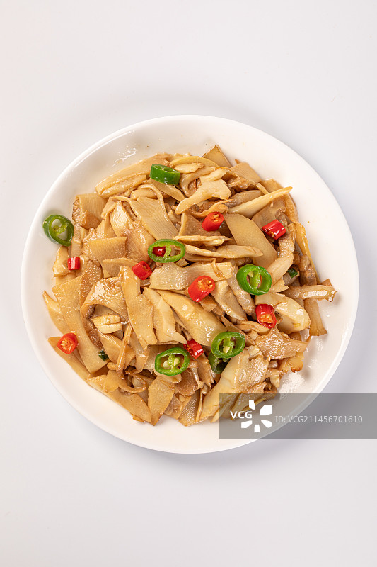 炭烧笋干图片素材