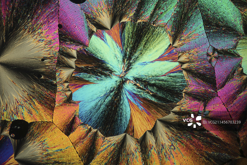 烟酰胺偏振光显微照片图片素材