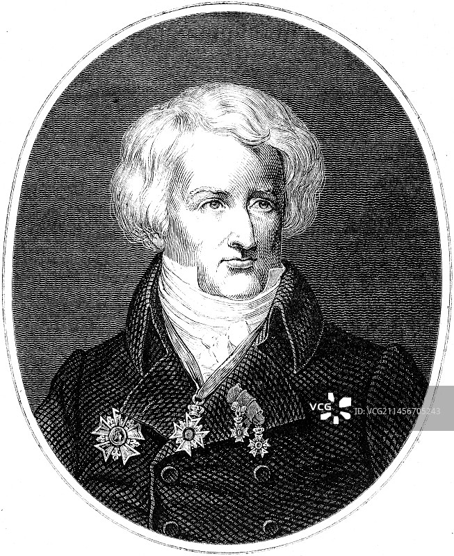 乔治·居维叶，法国动物学家图片素材