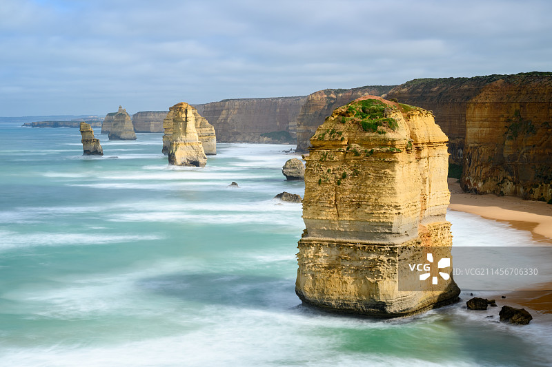 澳大利亚维多利亚州十二使徒岩图片素材