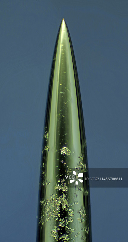 使用过的针灸针显微照片图片素材