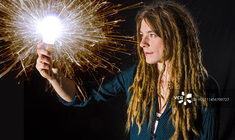 灵感与电力概念图图片素材