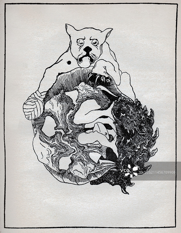 犰狳的起源插画图片素材