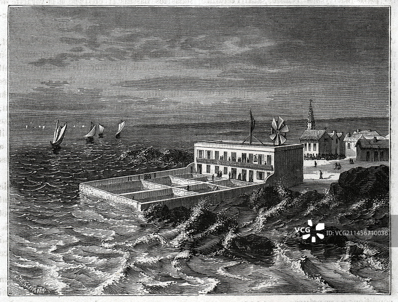 孔卡诺实验室插画图片素材