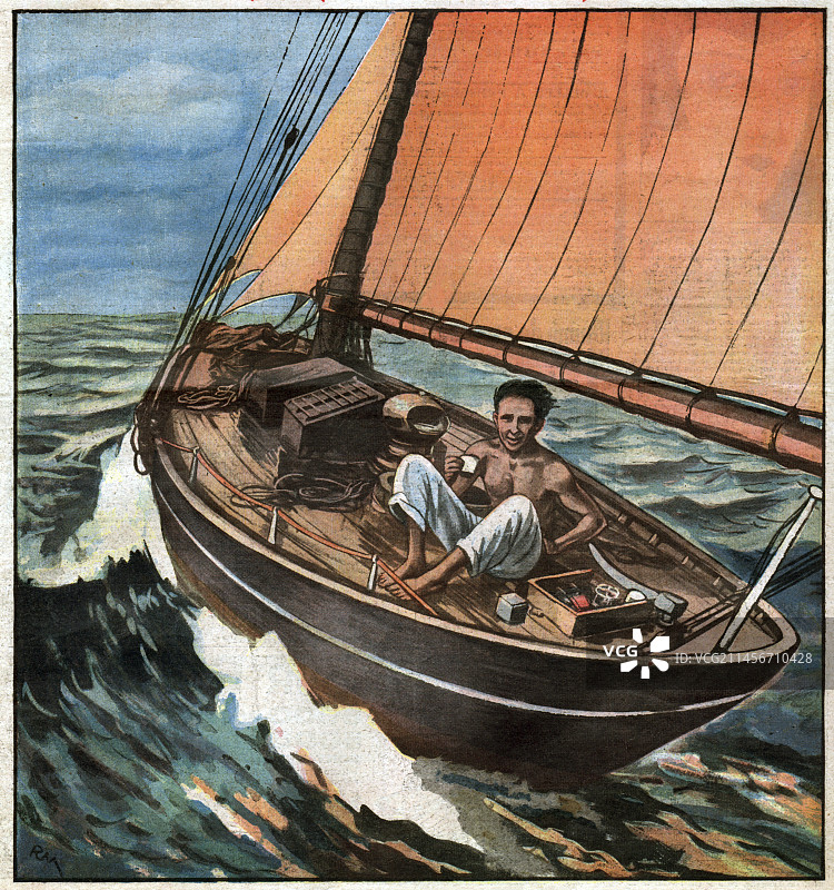 阿兰·热尔博环游世界插图图片素材