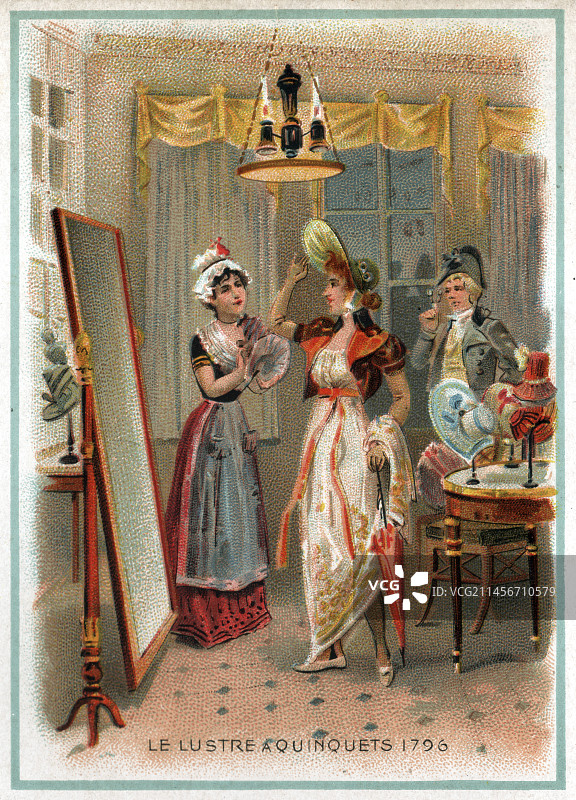 枝形吊灯插画图片素材