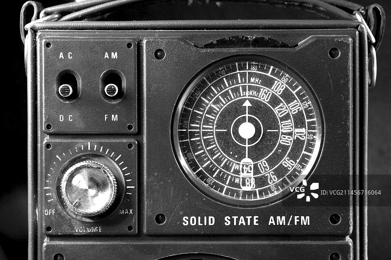 固态收音机拨盘图片素材