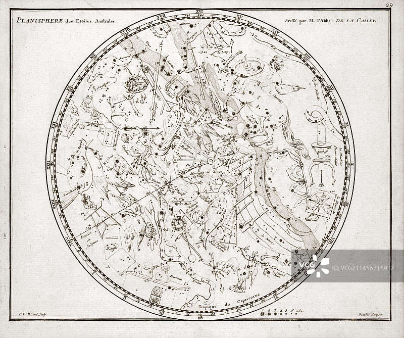 18世纪的南方星座图片素材