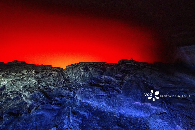 埃尔塔阿雷火山，埃塞俄比亚图片素材