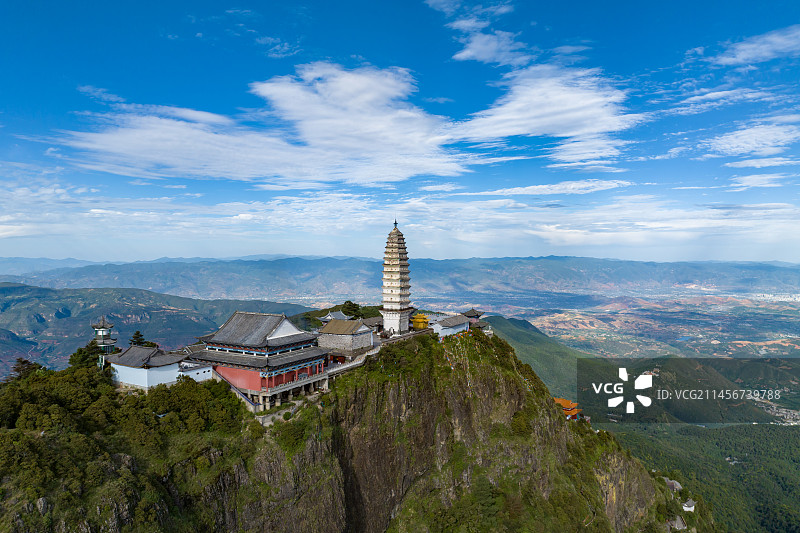 云南宾川鸡足山图片素材