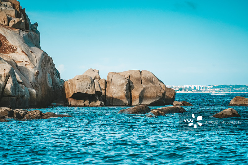 平潭岛坛南湾海边图片素材