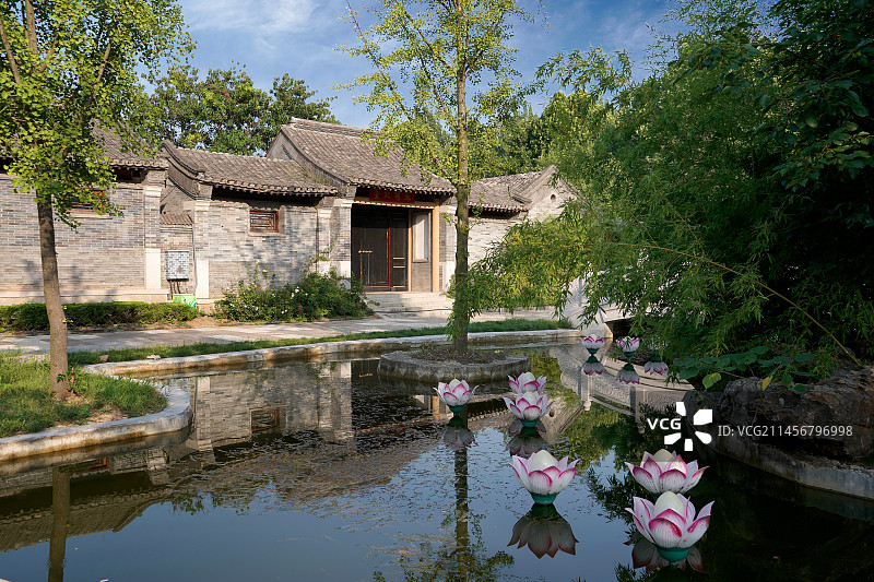 山东省济宁市微山岛微子文化苑图片素材