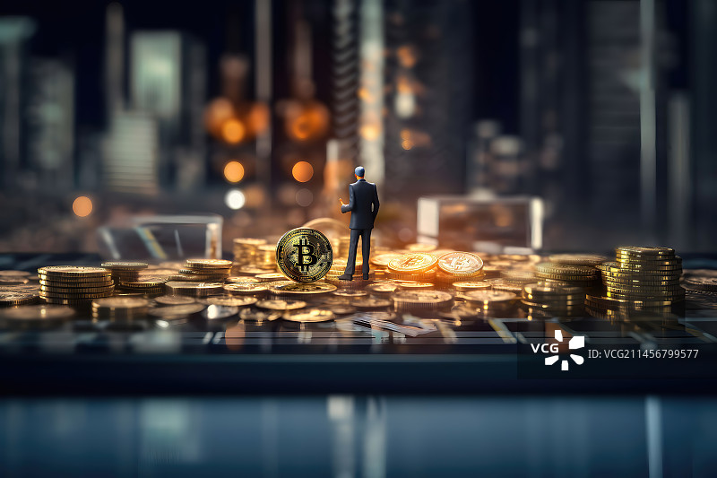 比特币虚拟市场图片素材