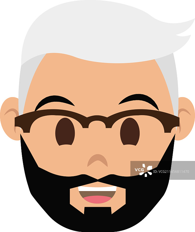 英俊的男士潮人头像图片素材