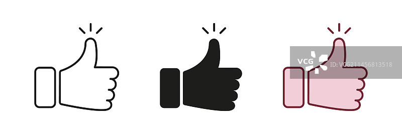 好的选择OK象形图集确认图片素材