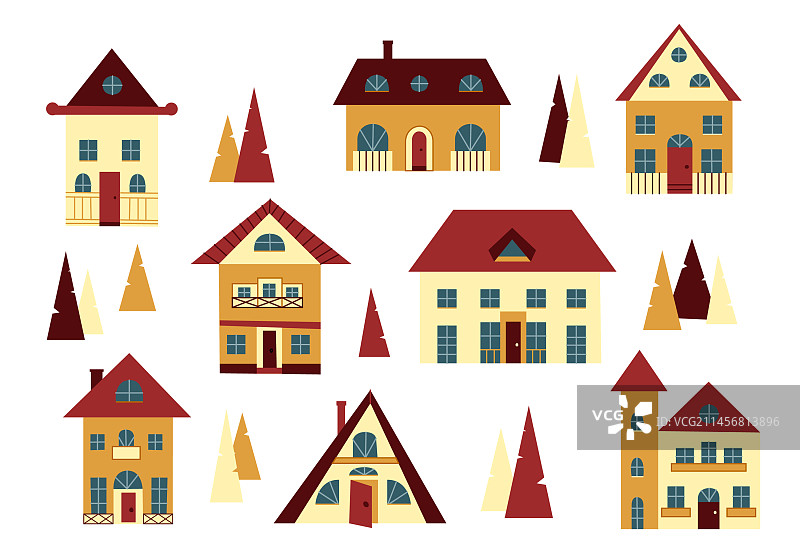 可爱迷你房屋素材图片素材