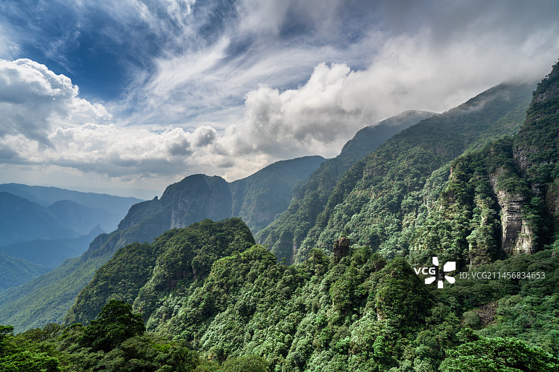 广西金秀圣堂山景区风光图片素材