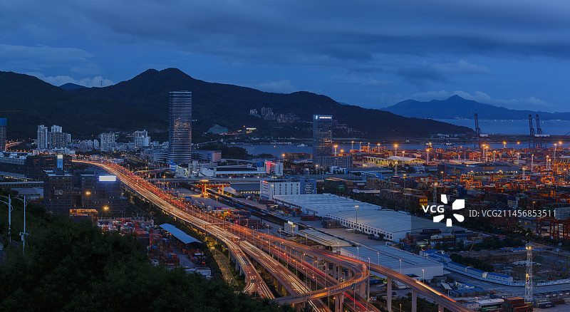 深圳市盐田港图片素材