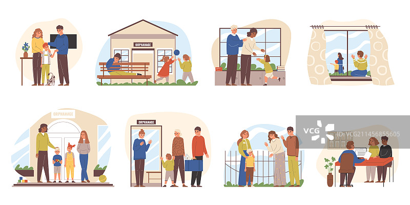 儿童收养素材合集图片素材