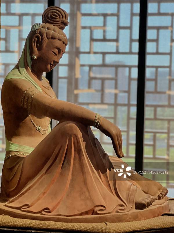 中国工艺美术馆菩萨像图片素材