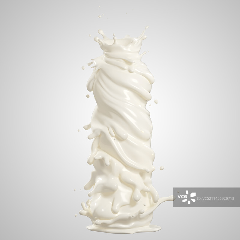 牛奶乳液乳白质感饮料瓶图片素材