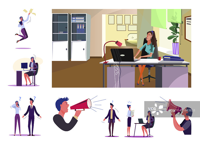 员工工作过程素材合集图片素材