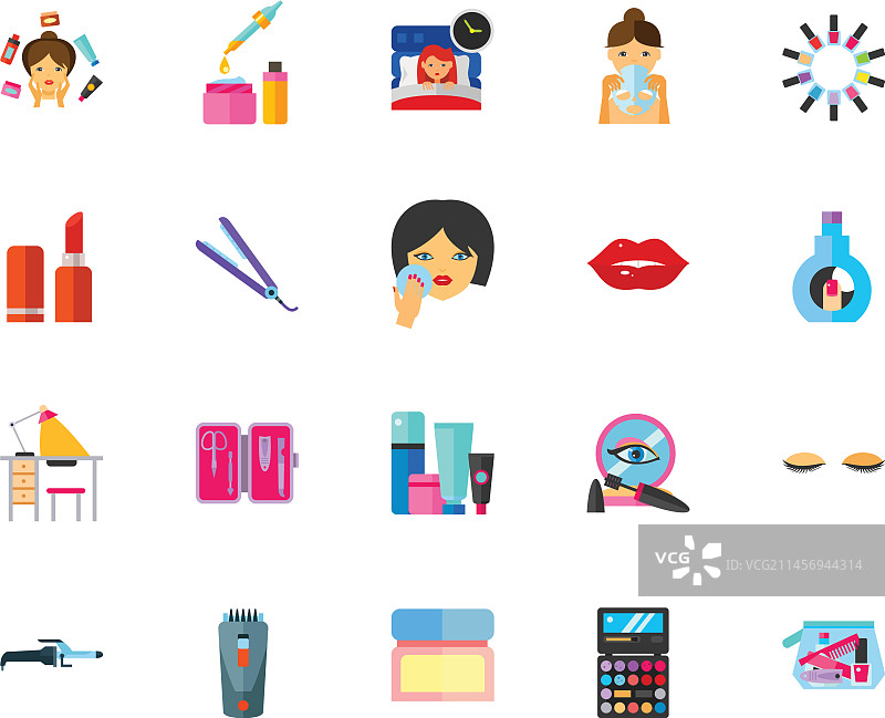 美妆图标合集图片素材