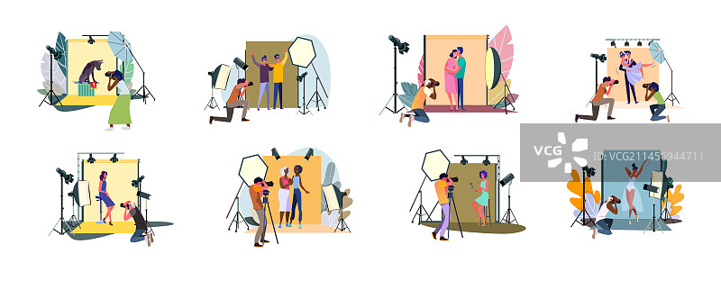 摄影师拍摄照片素材图片素材