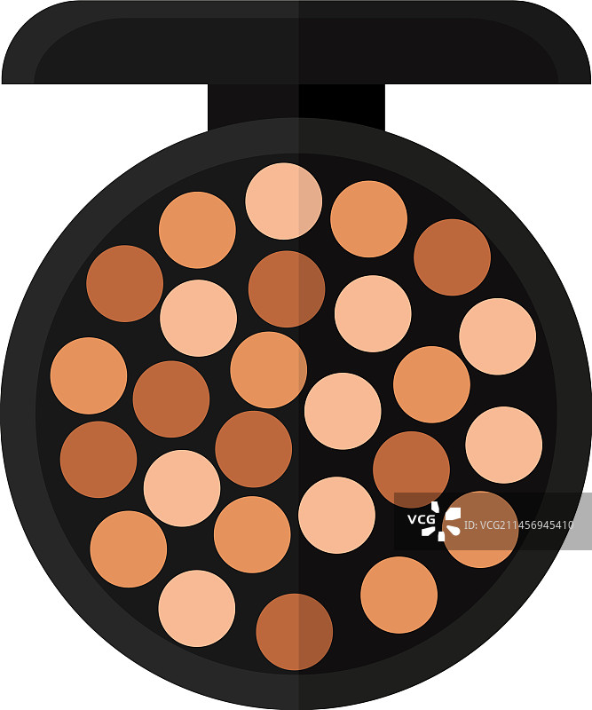 独立眼影时尚彩色图标图片素材