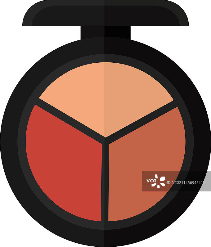 独立眼影时尚彩色图标图片素材