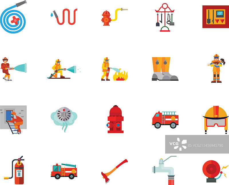 消防图标合集图片素材
