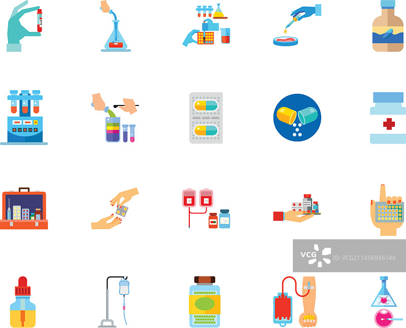 药品图标合集图片素材