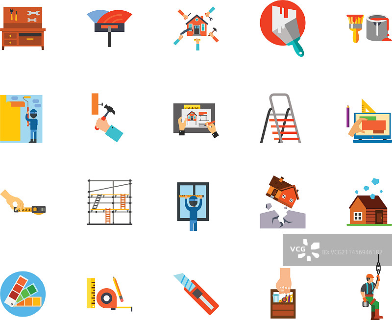 维修图标集图片素材