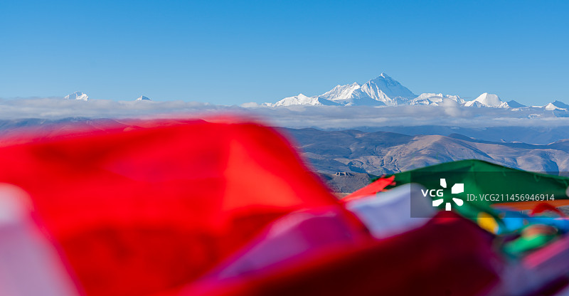 雪峰山腰云带图片素材
