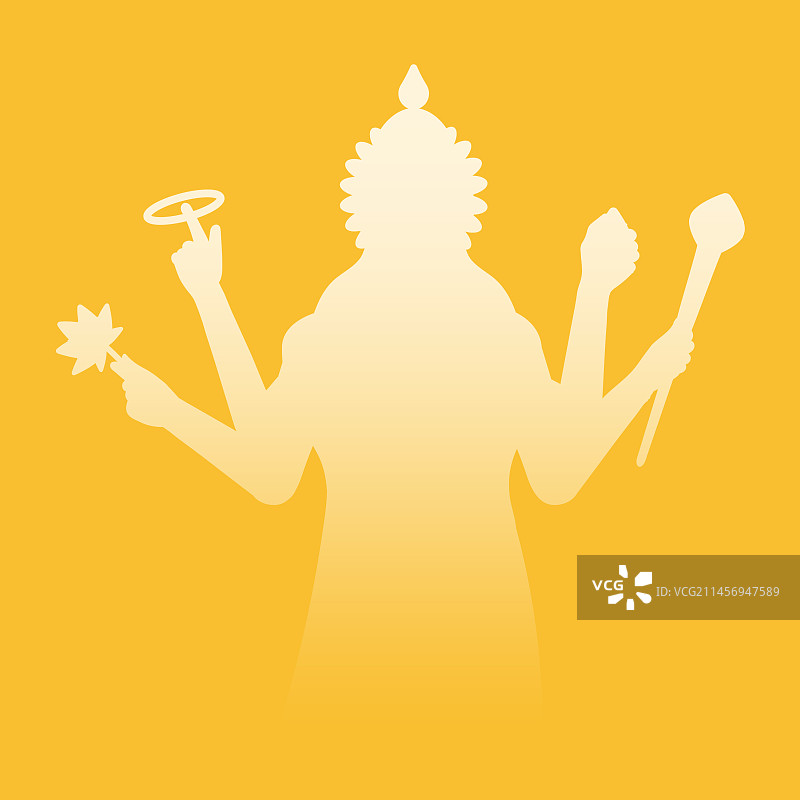 印度教毗湿奴神民族神像图片素材