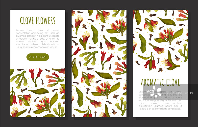 丁香花卉banner设计与盛开的植物图片素材