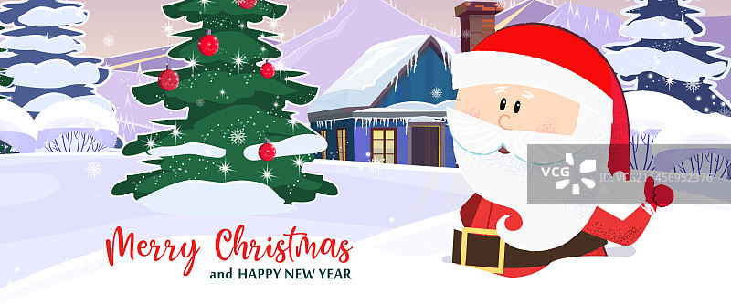 圣诞新年宣传单设计图片素材