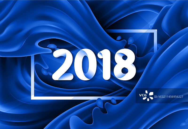 2018年字样图片素材