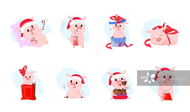 可爱的小猪公司素材图片素材