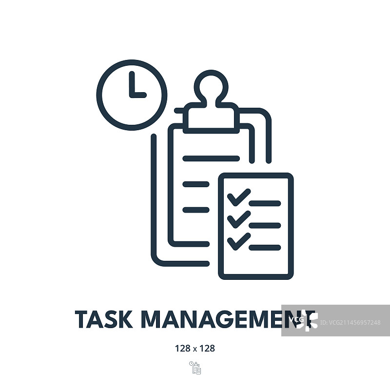 任务管理计划清单图标图片素材